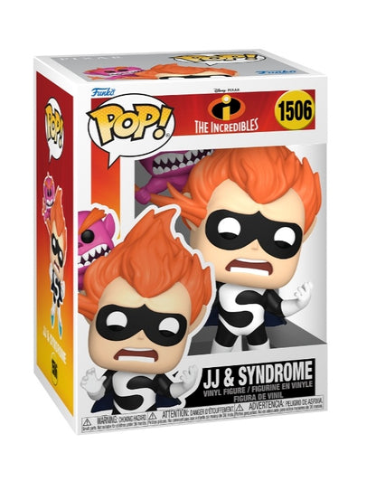 The Incredibles 20th Anniversary JJ and Syndrome Funko Pop