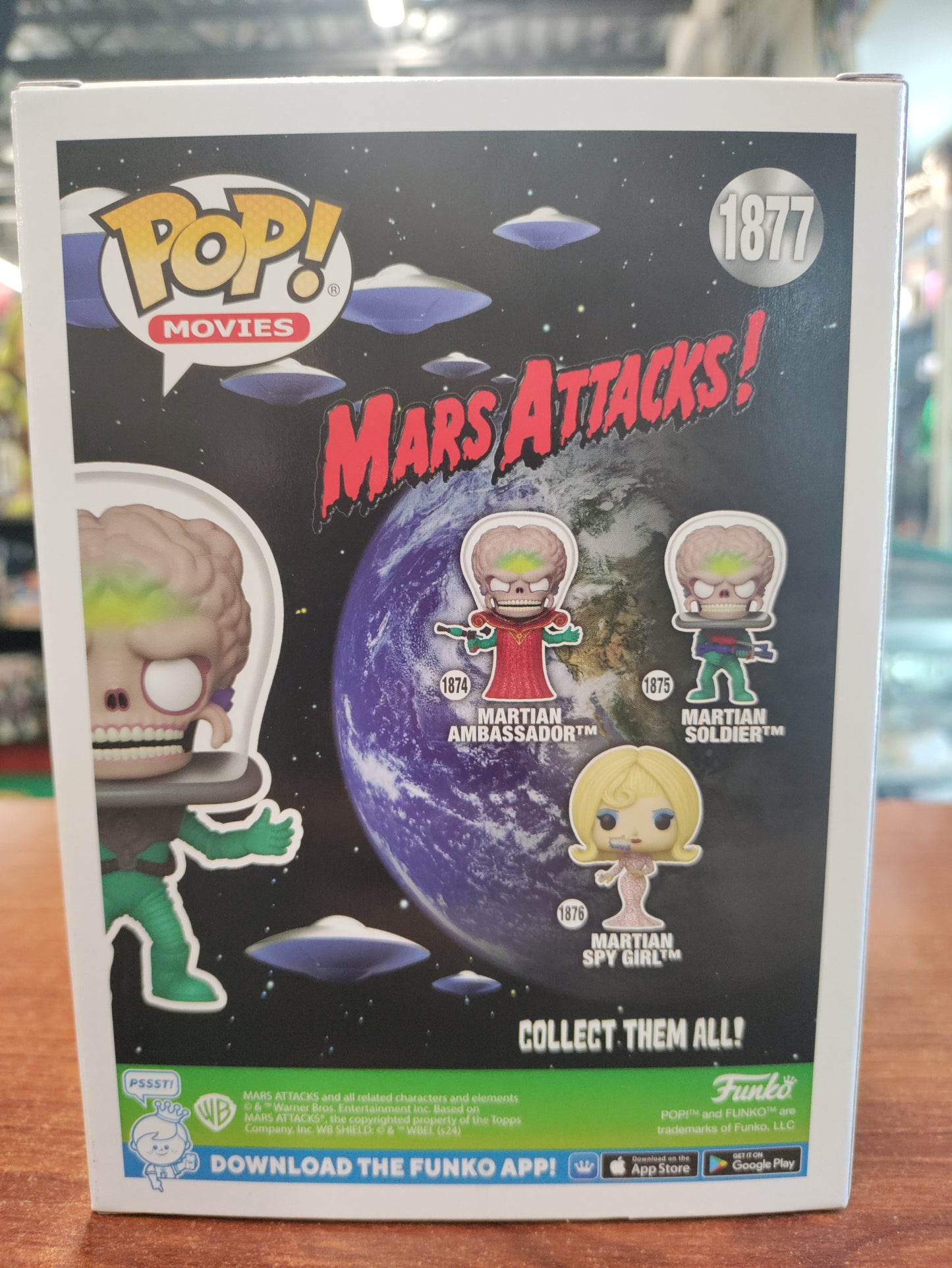 Funko Pop Mars Attacks! Martian Soldier