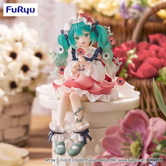 Furyu Hatsune Miku Flower Fairy Anemone Noodle Stopper Figure