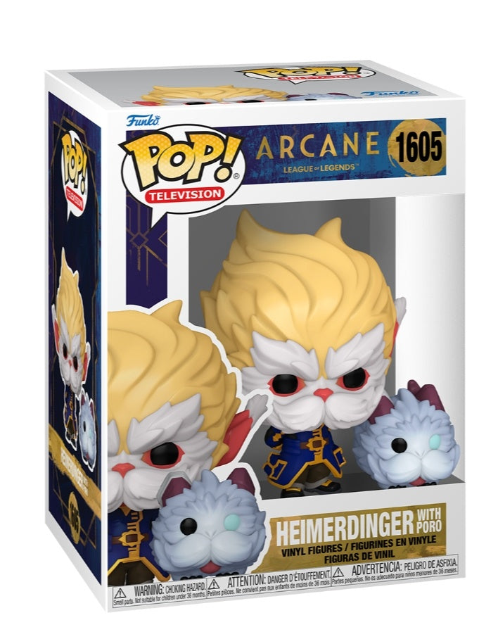 Arcane: League of Legends Heimerdinger with Poro Funko Pop