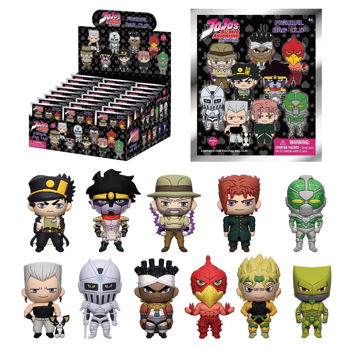 Monogram JoJo's Bizarre Adventure Series 1 Bag Clips