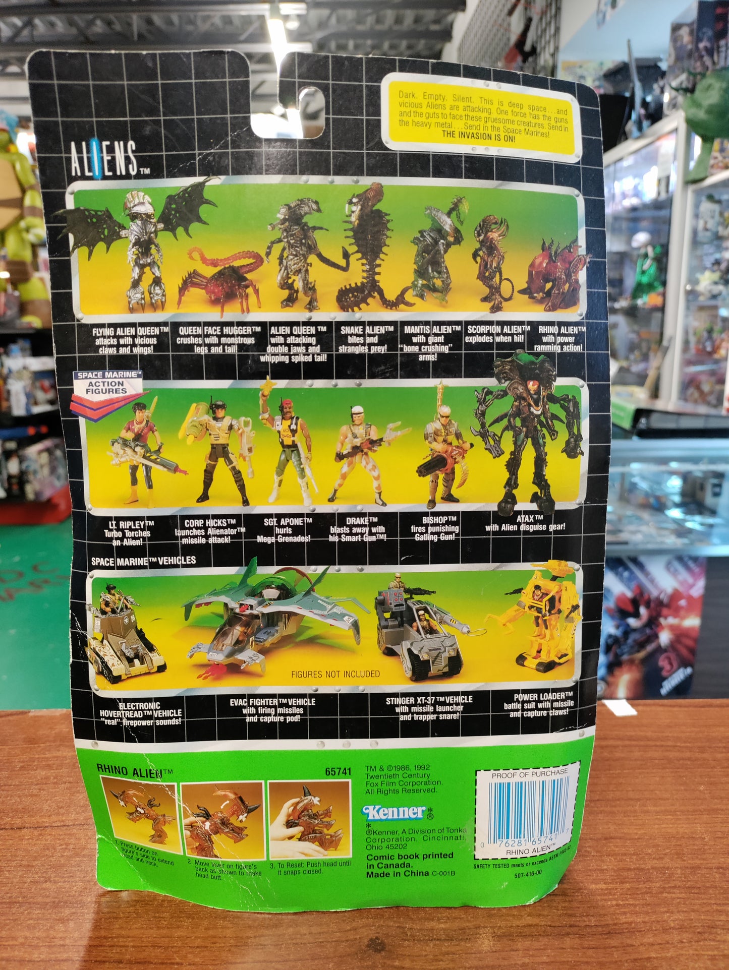 Kenner Aliens Action Figure Rhino Alien