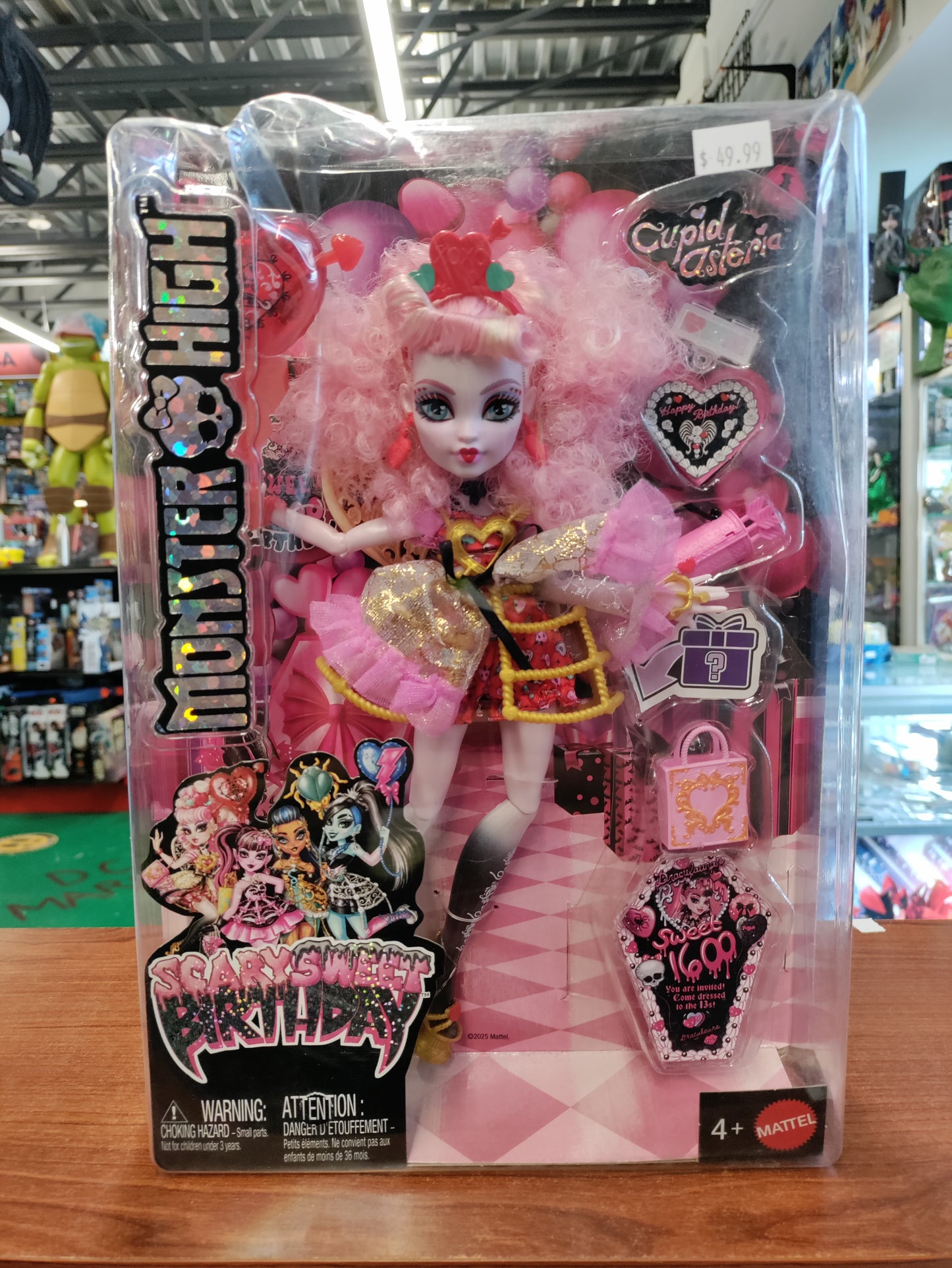 Monster High Scary Sweet Birthday Cupid Asteria Doll