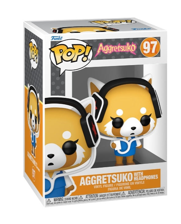 Aggretsuko Aggretsuko With Headphones Funko Pop