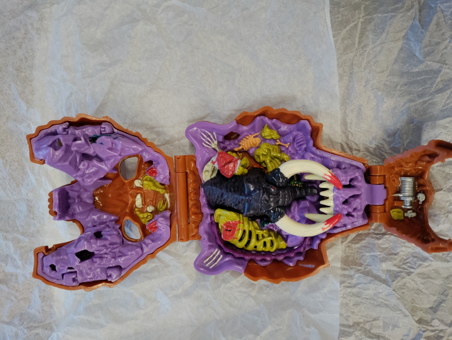 Mighty Max Grapples Battle Cat Doom Zone Playset