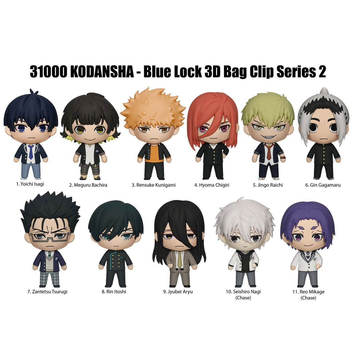 Monogram Blue Lock Series 2 Bag Clip