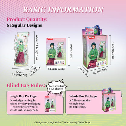 Puremind The Apothecary Diaries Elegance in Ink Double-Sided Stand Blind Box