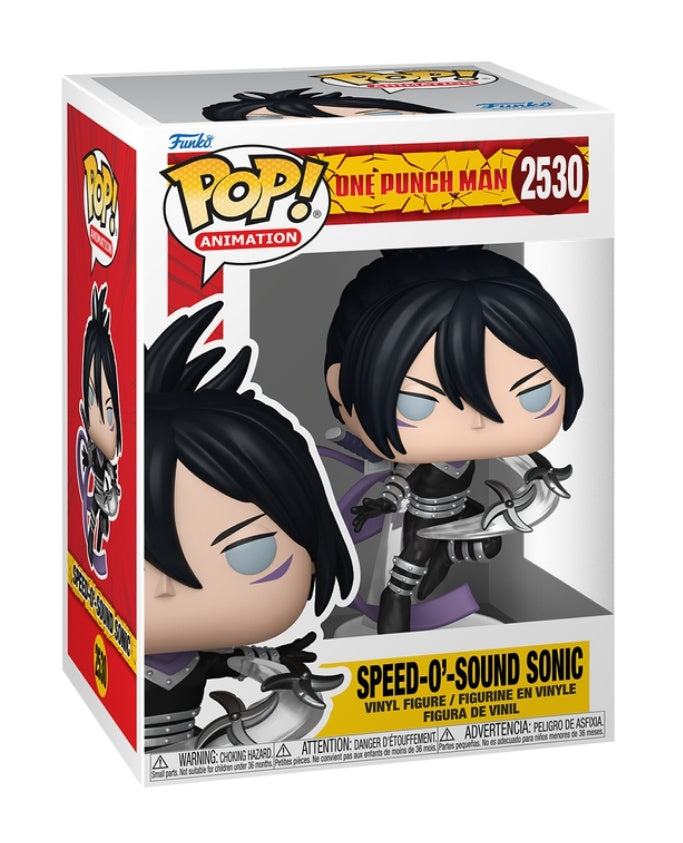 One Punch Man Speed-O'-Sound Sonic Funko Pop