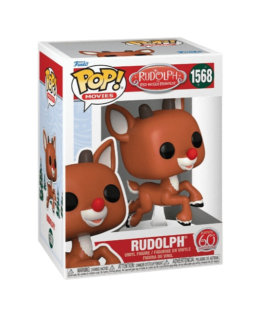 Rudolph The Red-Nose Reindeer 60th Anniversary Rudolph (Flying) Funko Pop