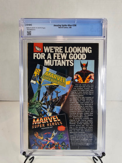 The Amazing Spiderman #298 Comic Book