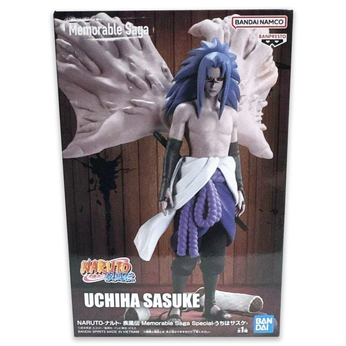 Bandai Naruto Shippuden Memorable Saga Curse Mark Uchiha Sasuke Figure