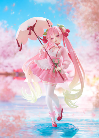 Sakura Miku AMP+ Figure (Sakura Dress Ver.)