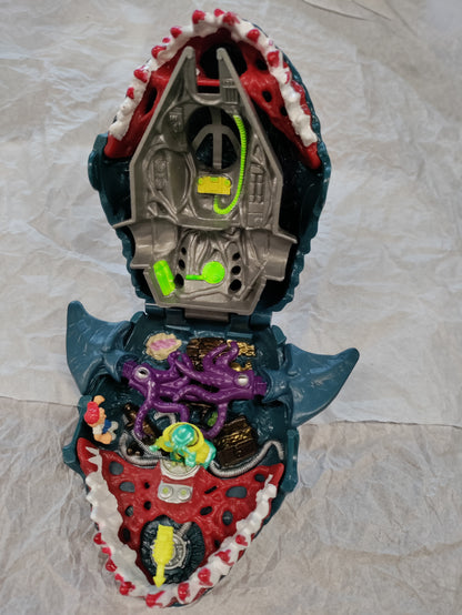 Mighty Max Man Eater Shark Doom Zone Playset