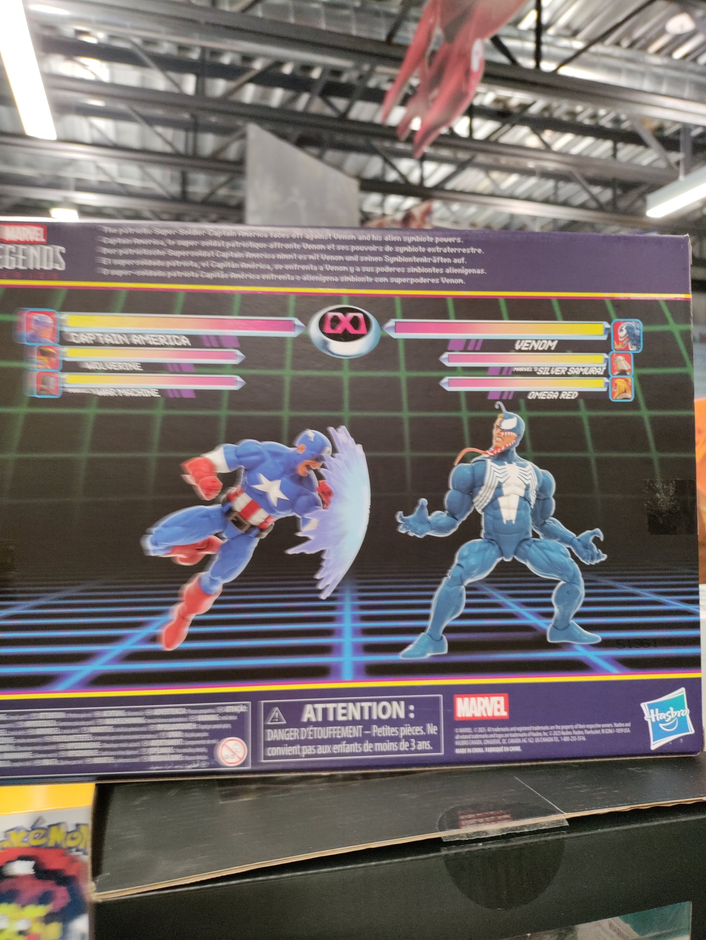 Marvel Legends Gamerverse Captain America VS Venom Figures