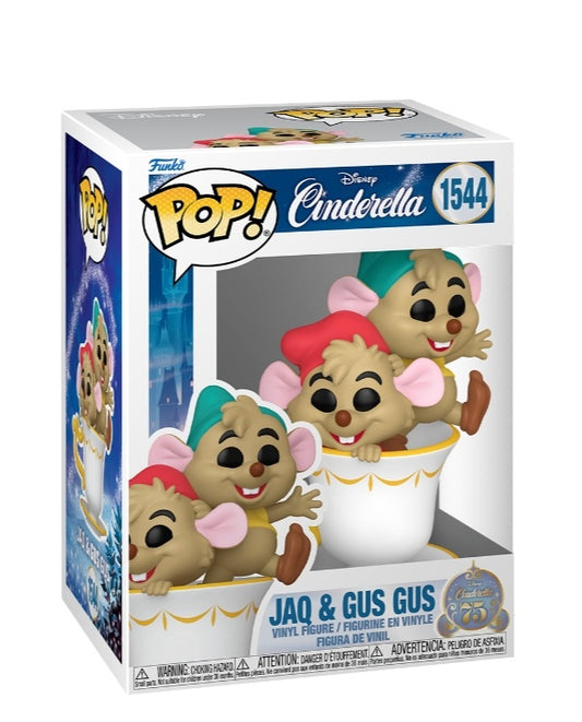 Cinderella 75th Anniversary Jaq And Gus Gus Funko Pop