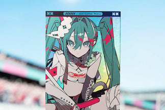 Hatsune Miku GT Project Hatsune Miku: Racing Ver. 2025 Collectible Holographic Ticket