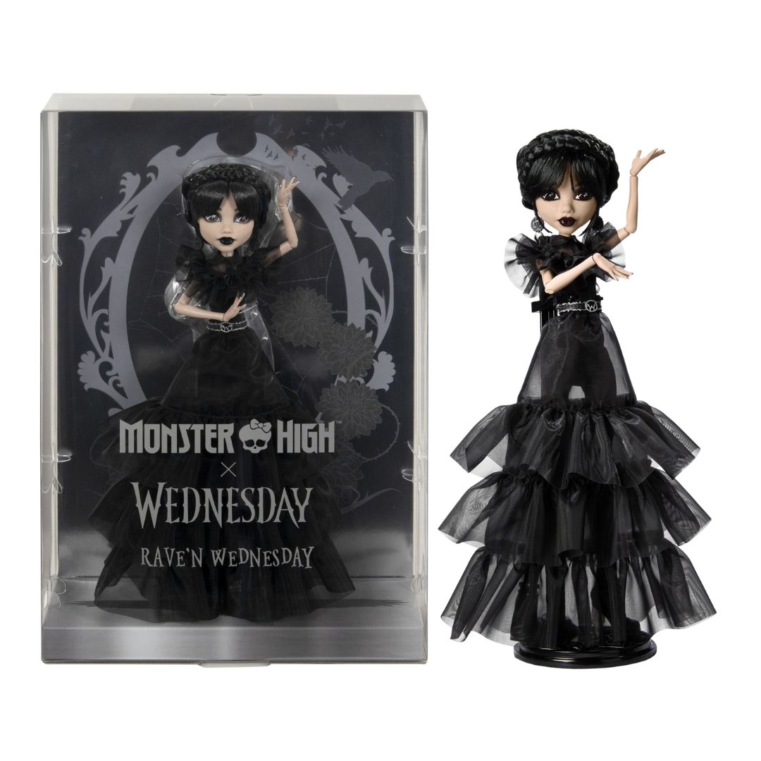 Monster High x Wednesday Rave'n Wednesday Doll
