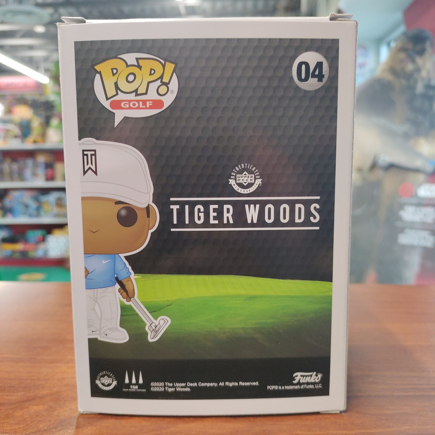 Tiger Woods Fanatics Exclusive Funko Pop