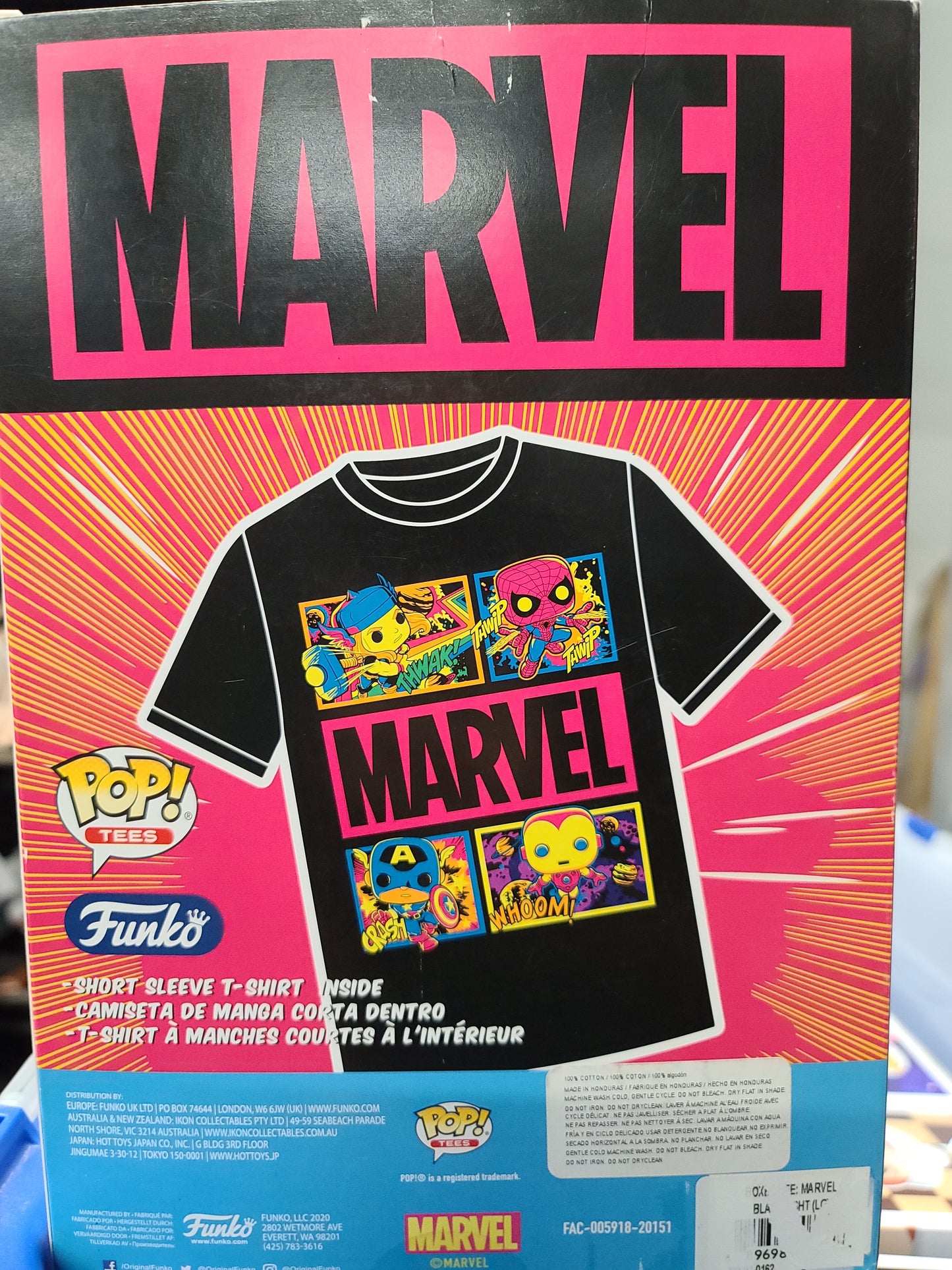 Funko Pop Limited Edition Marvel T-Shirt