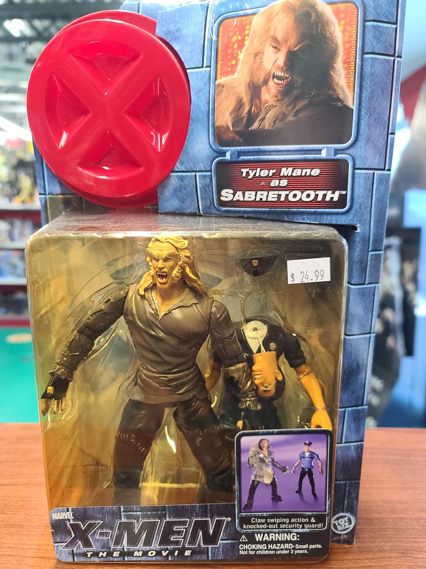 Toy Biz X-Men The Movie Sabretooth
