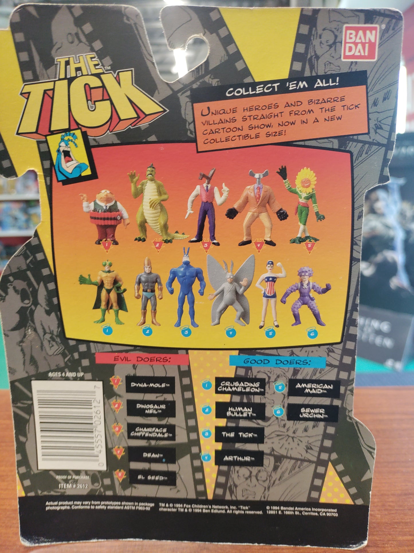 Bandai The Tick Chairface Chippendale