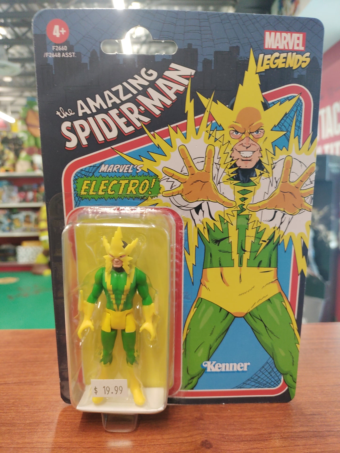 Kenner Marvel Legends Amazing Spiderman Electro