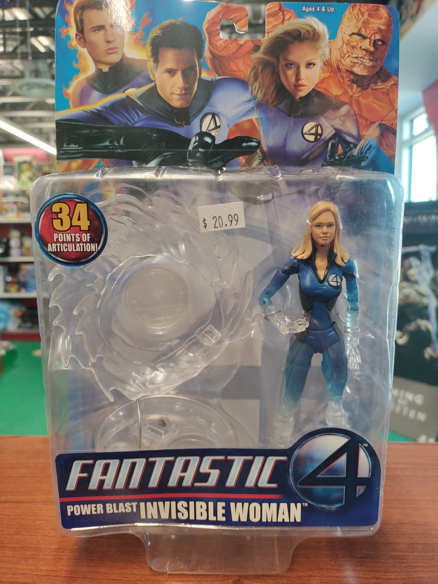 Toy Biz Fantastic 4 Invisible Woman