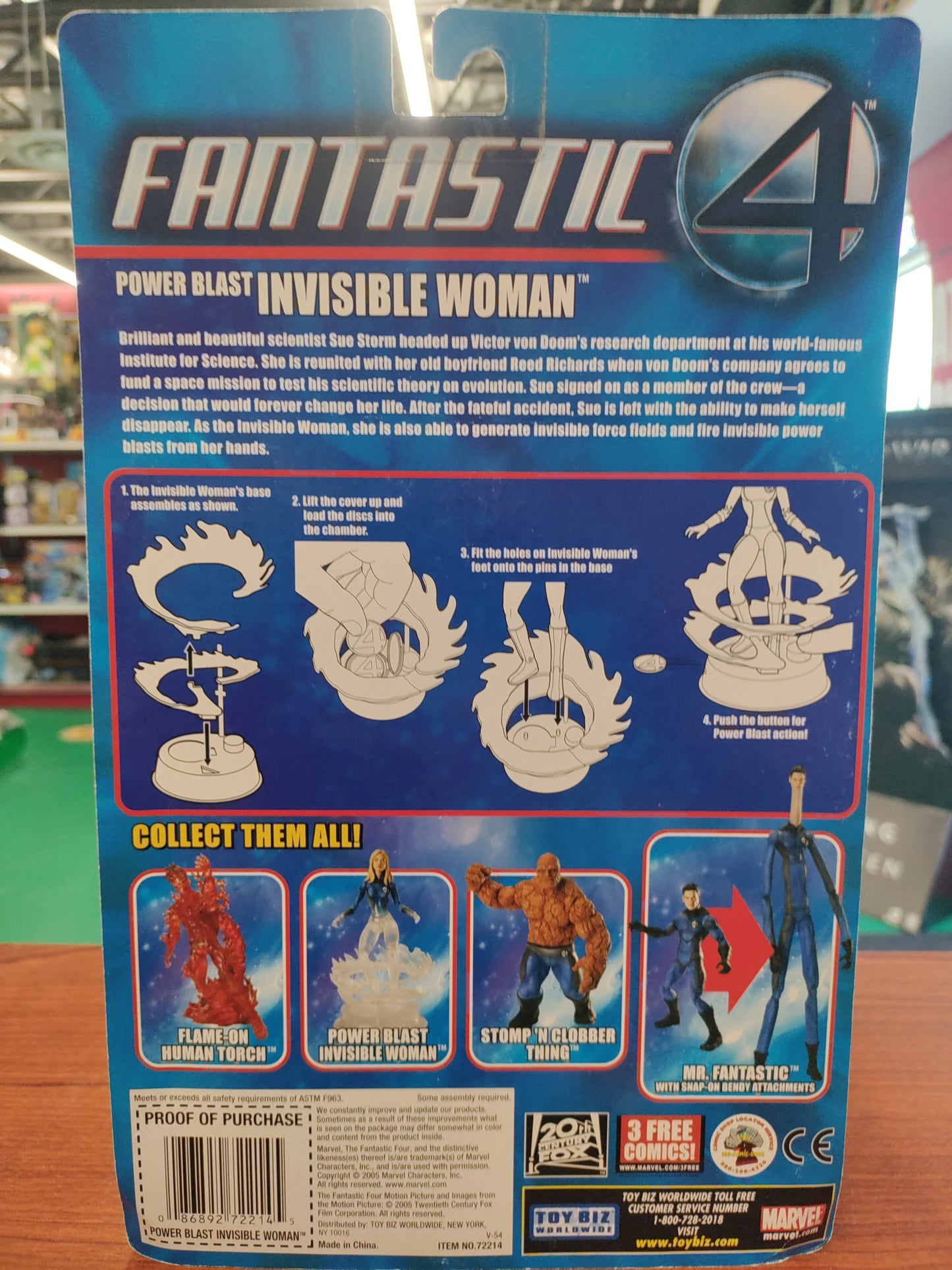 Toy Biz Fantastic 4 Invisible Woman