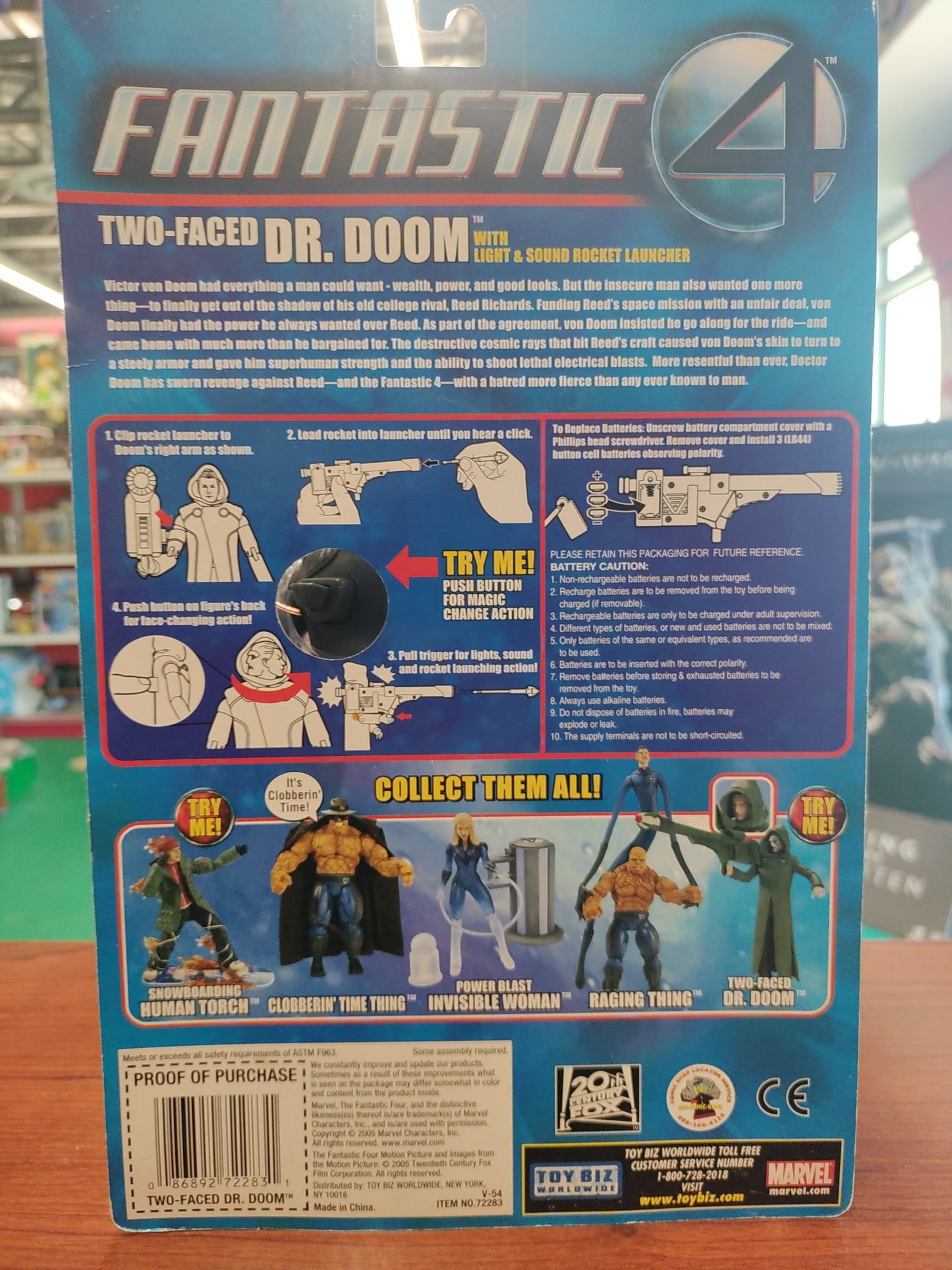 Toy Biz Fantastic Four Two-Faced Dr. Doom