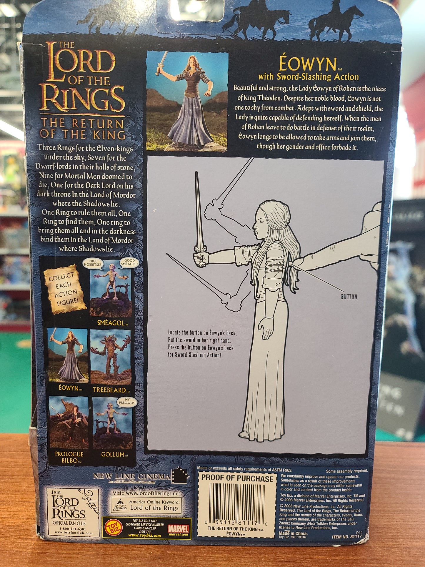 Toy Biz LOTR: Return of the King Eowyn