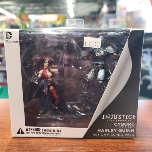 DC Collectibles Injustice Cyborg vs. Harley Quinn
