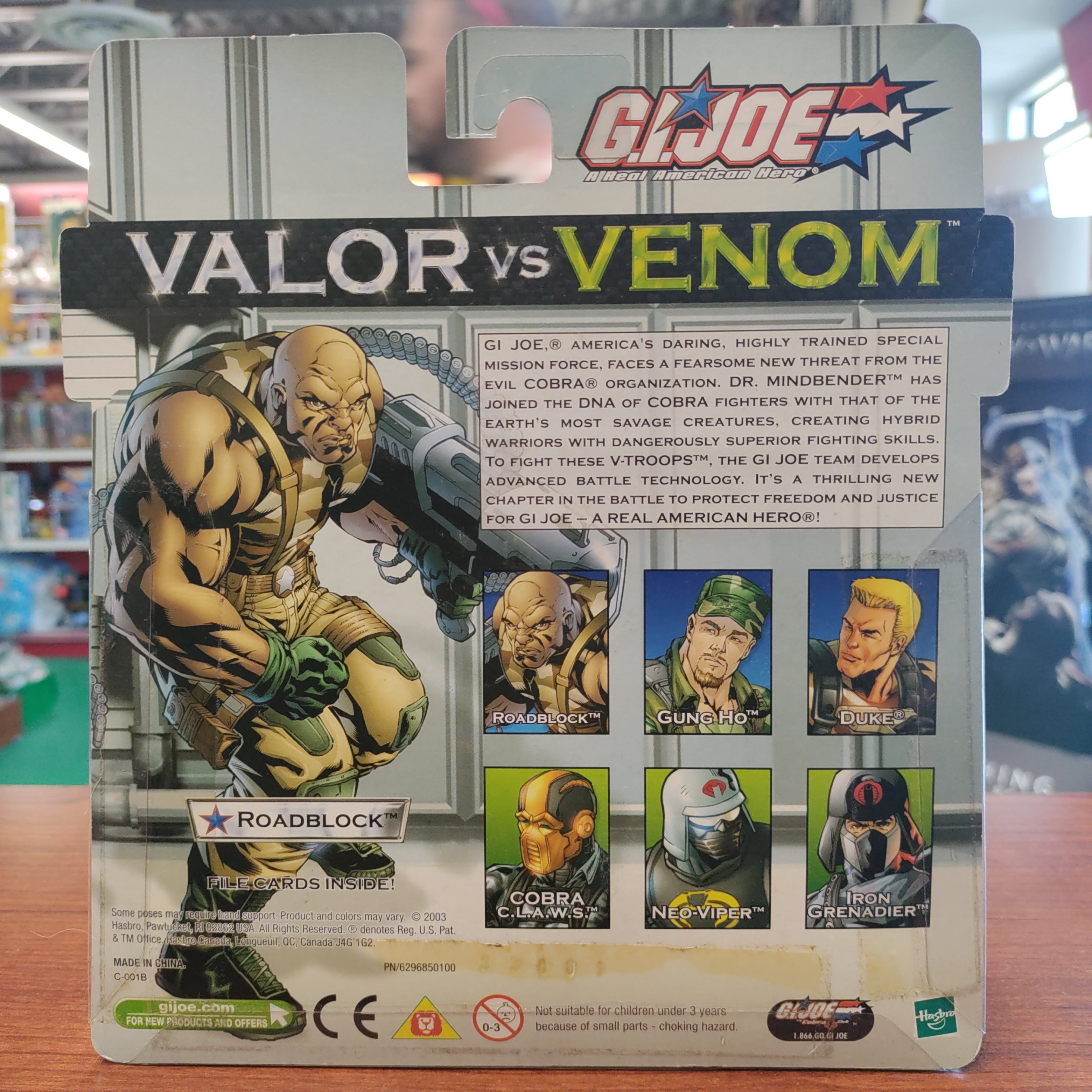 G.I.Joe Valor vs. Venom: Roadblock vs. Cobra C.L.A.W.S. – Todd's Toys