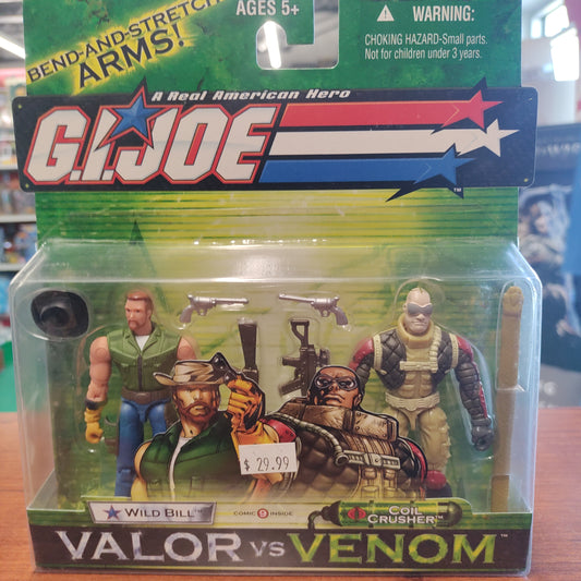 G.I.Joe Valor vs. Venom: Wild Bill vs. Coil Crusher