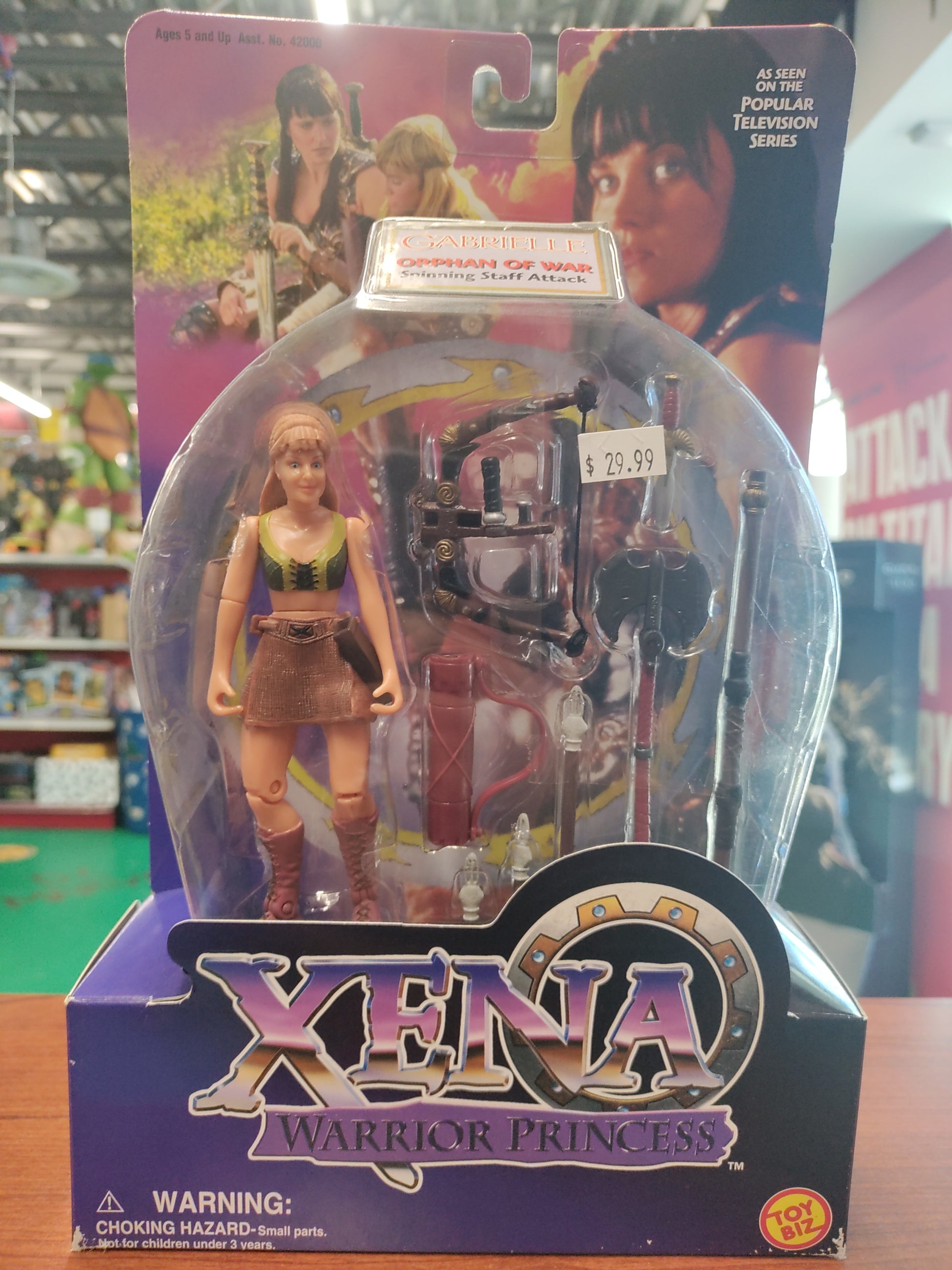 ToyBiz Xena Autolycus King of Thieves Action Figure