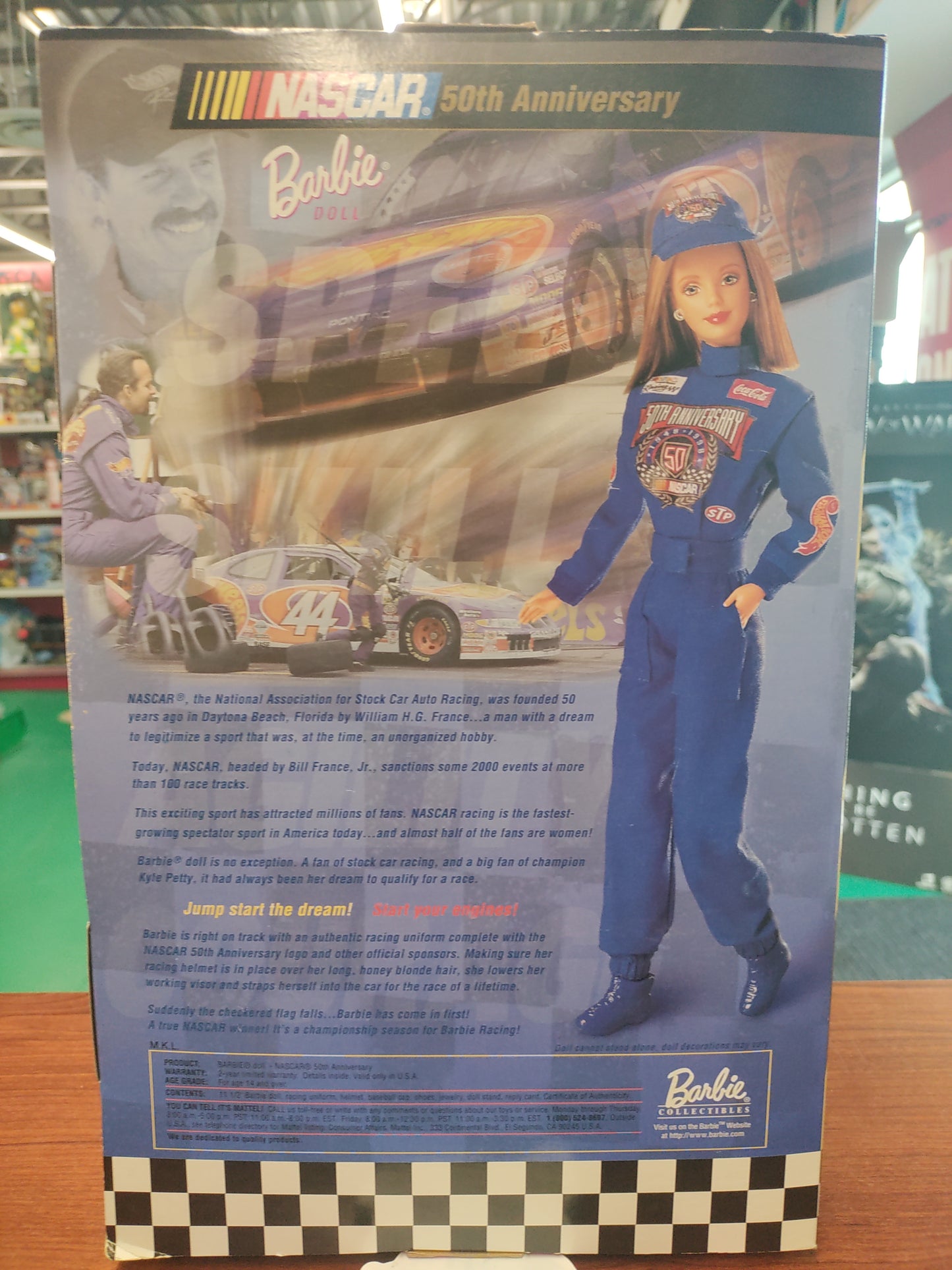 Barbie 50th Anniversary of Nascar