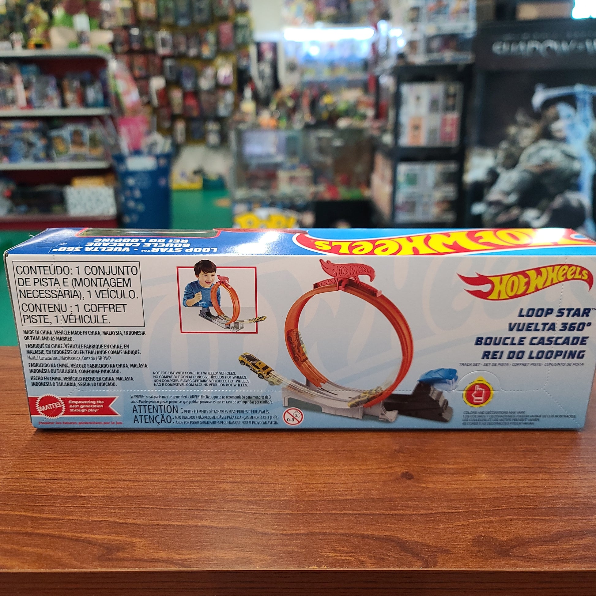 Pista Hot Wheels Loop Star Rei do Looping - Mattel - A sua Loja de