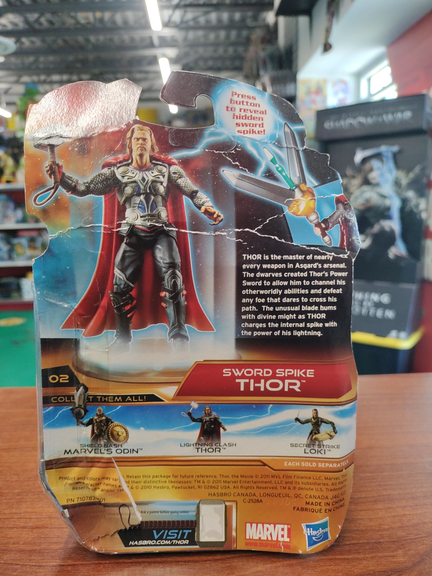 Marvel Universe Thor the Mighty Avenger Sword Spike Thor