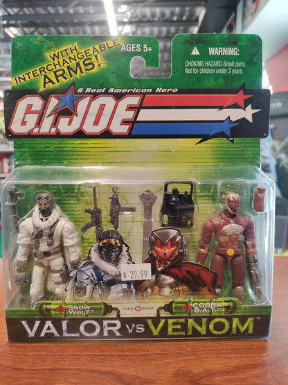 G.I. Joe Valor vs Venom Snow Wolf and Cobra B.A.T