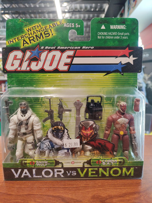 G.I. Joe Valor vs Venom Snow Wolf and Cobra B.A.T