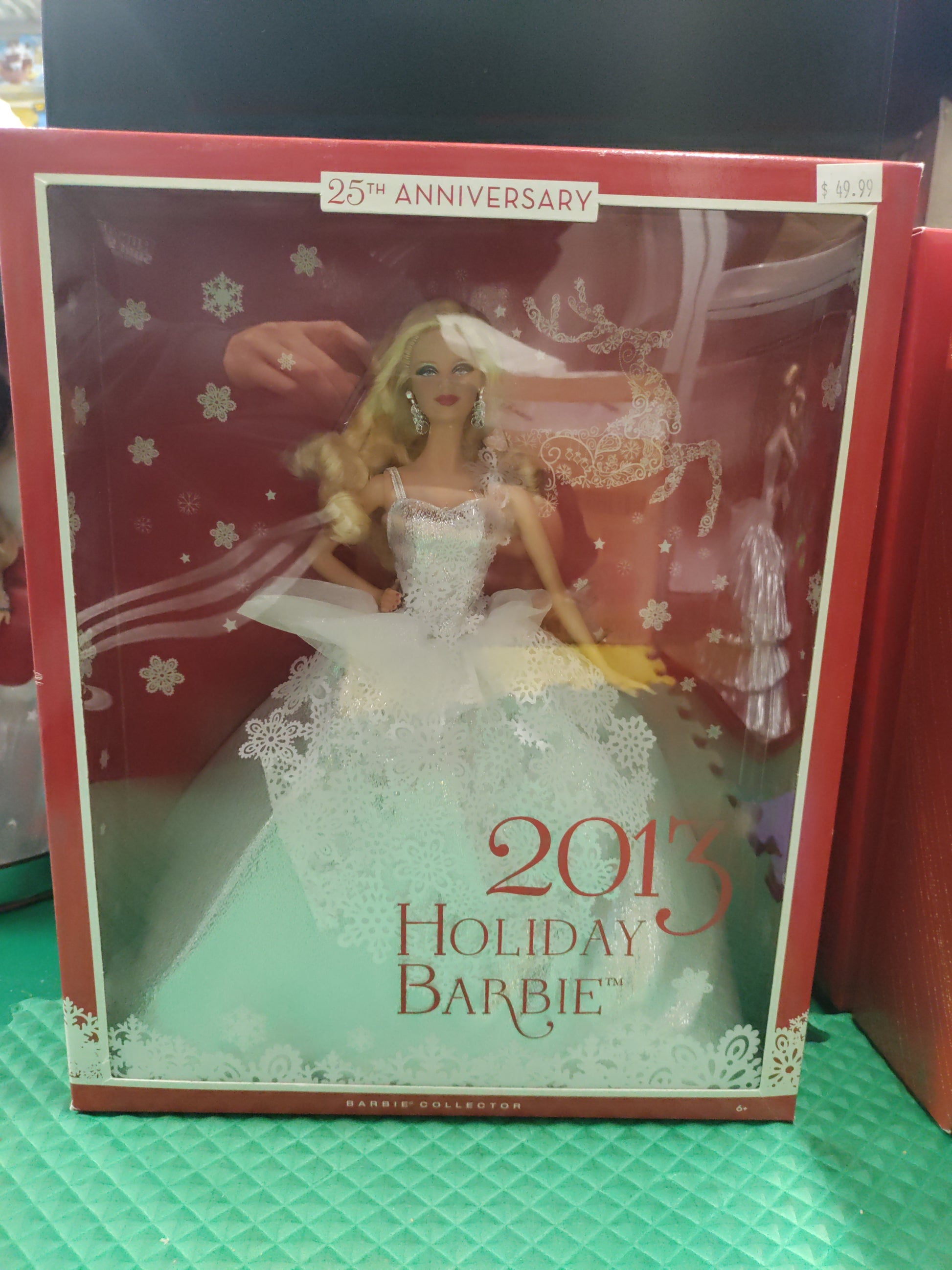 25th Anniversary 2013 Holiday Barbie Todd's Toys 25th Anniversary 2013 Holiday Barbie Todd's Toys