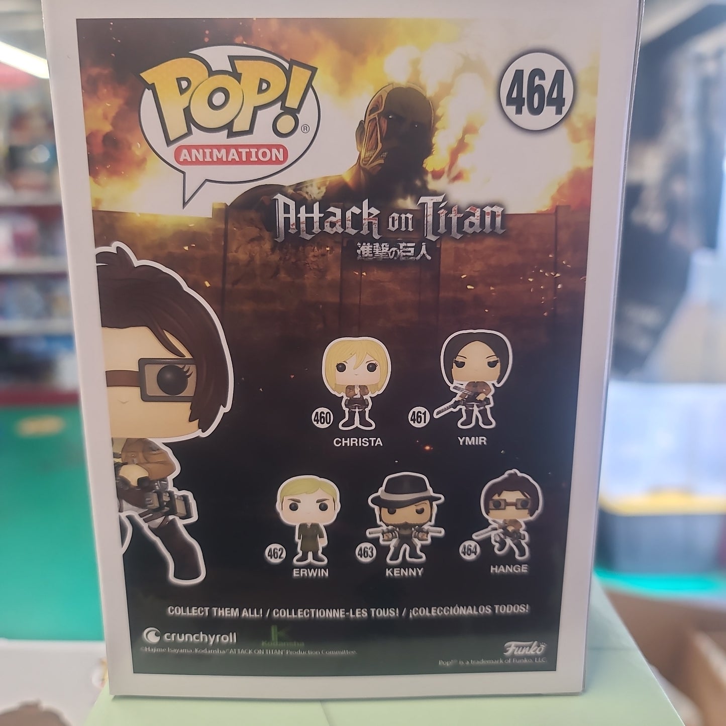 Attack on Titan Hange Funko Pop