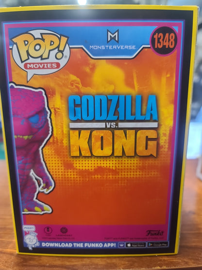 Godzilla VS Kong Blacklight Godzilla Funko Pop