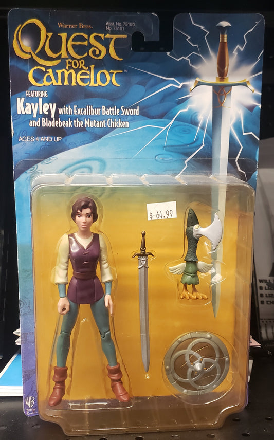 Quest For Camelot Featuring Kayley With Excalibur Battle Sword And Bladebeak The Mutant Chicken