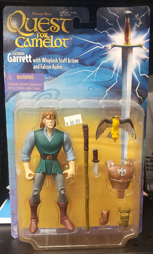 Quest For Camelot Featuring Garrett With Whiplash Staff Action And Falcon Ayden