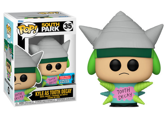 South Park Kyle as Tooth Decay 2021 Fall Convention Funko Pop
