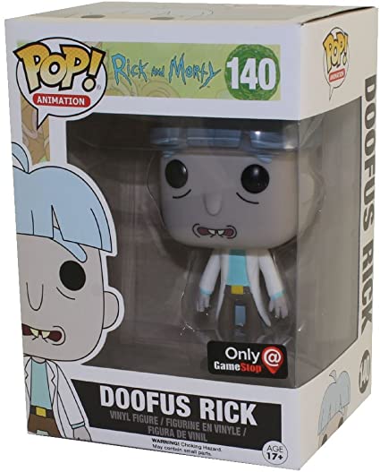 Rick And Morty Doofus Rick GameStop Exclusive Funko Pop