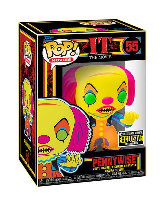 It the Movie Pennywise Black Light  EE Distribution Exclusive Funko Pop
