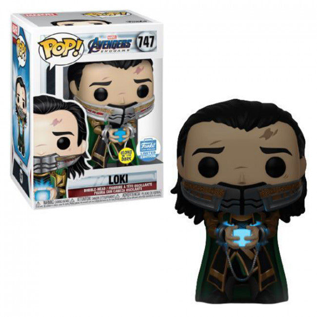 Marvel Avengers Endgame Loki Glow In The Dark Funko Limited Edition Funko Pop