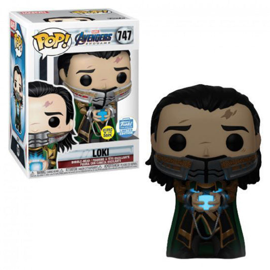 Marvel Avengers Endgame Loki Glow In The Dark Funko Limited Edition Funko Pop