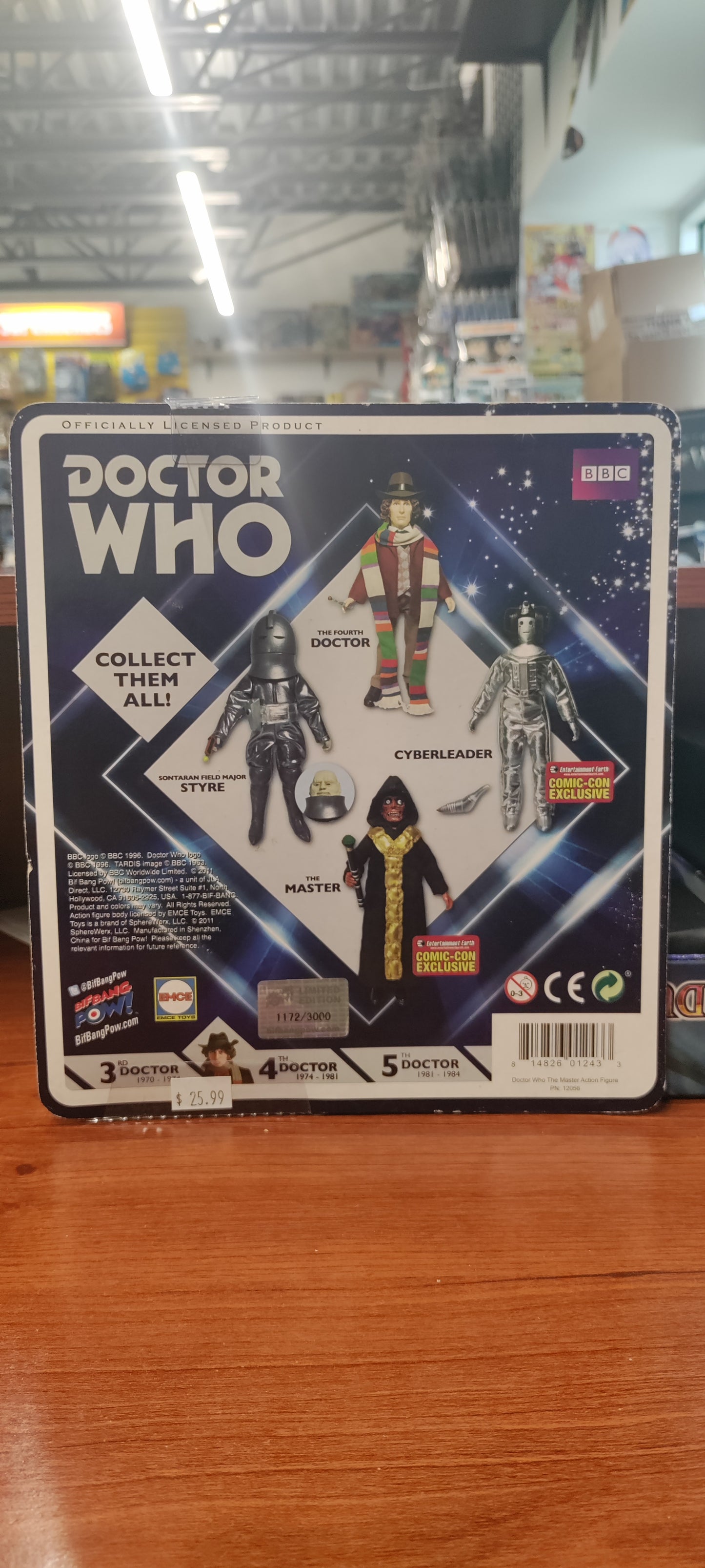 Doctor Who The Master Entertainment Earth Comic-Con Exclusive